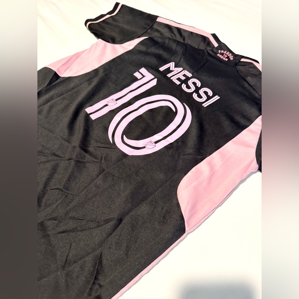 Lionel Messi Adidas MLS Jersey Youth Size Black - Picture 2 of 9